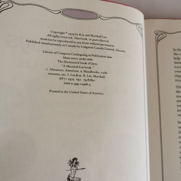 1979 The Illuminated Book of Days HC Book Kate Greenaway, Kay & Marshall Lee - Picture 5 of 10